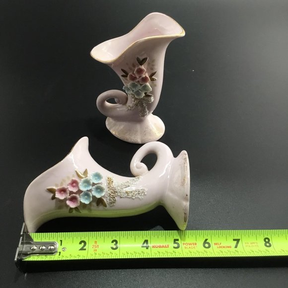 Kalk German Porcelain Romantic Chic Vases - Picture 9 of 9